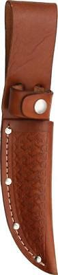 Brown Leather Sheath For Straight Fixed Blade Knife Up To 4" Blade  1133