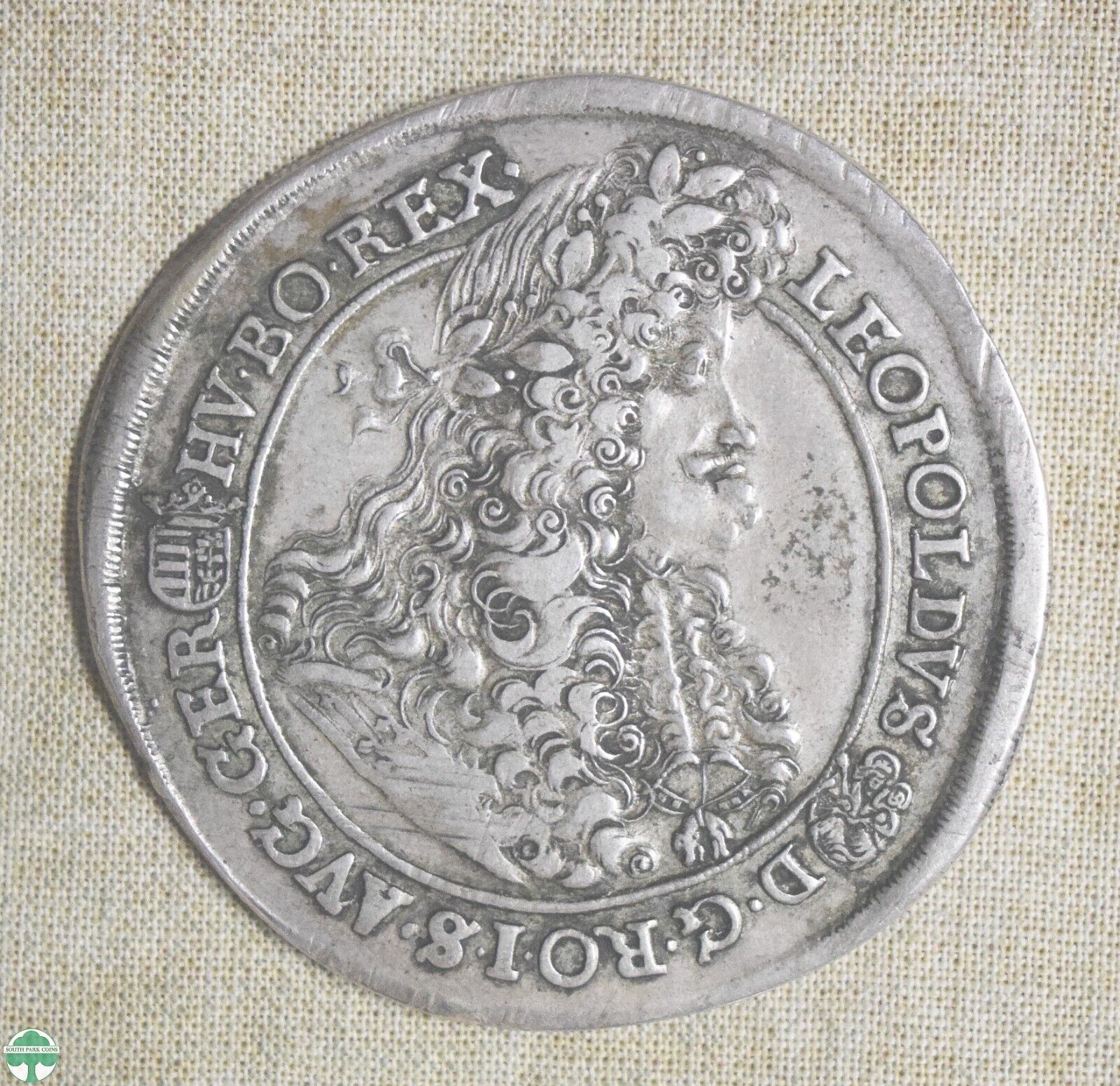 1691 Austrian Thaler Leopold I "hogmouth" - Very Fine+