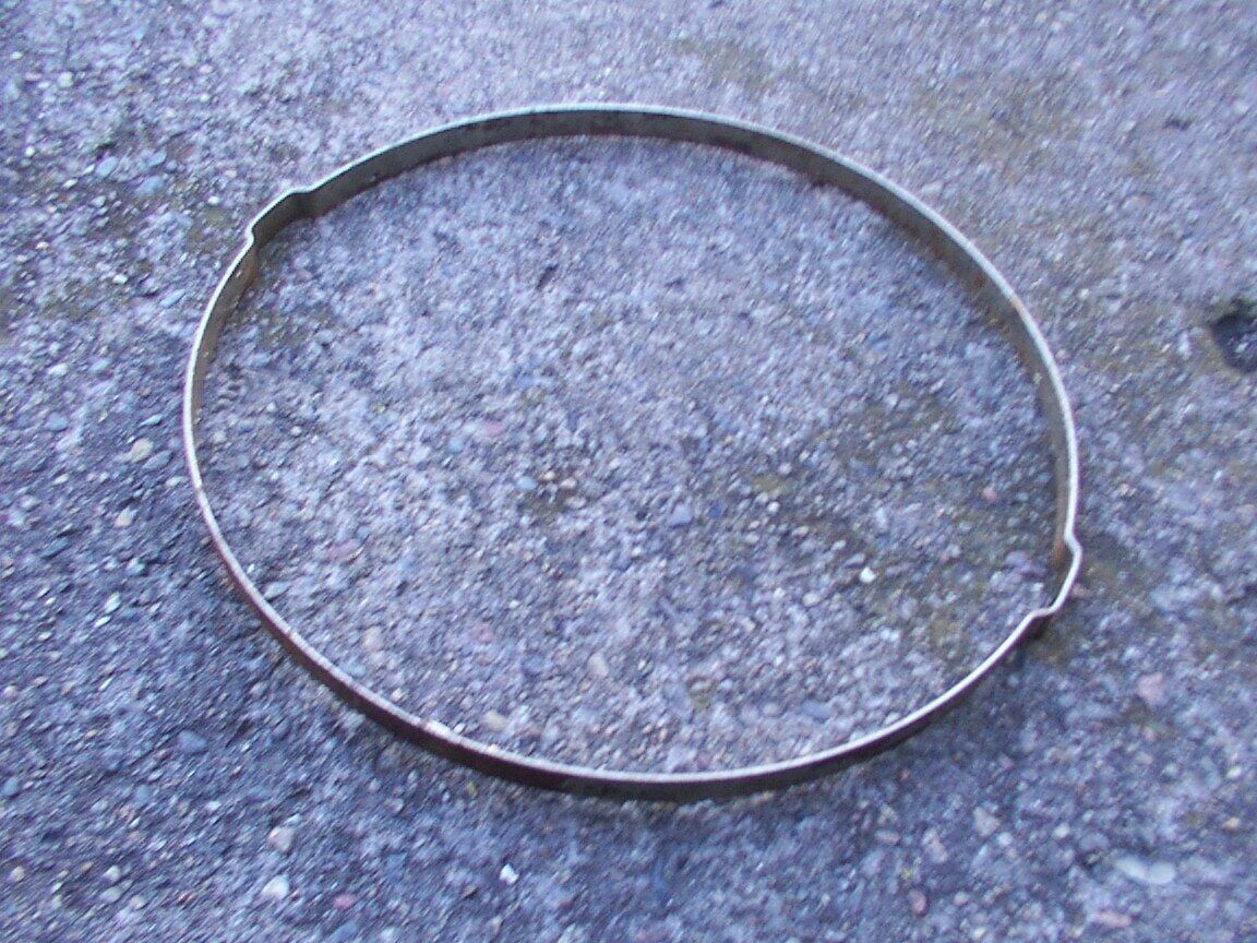 Vintage 14 Inch Early Snare Drum Or Tom Rim Hoop Percussion Drummer  Rare Bottom