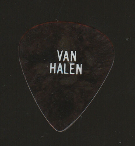 Van Halen Eddie Van Halen Early 1980s Guitar Pick Tortoise With White Print