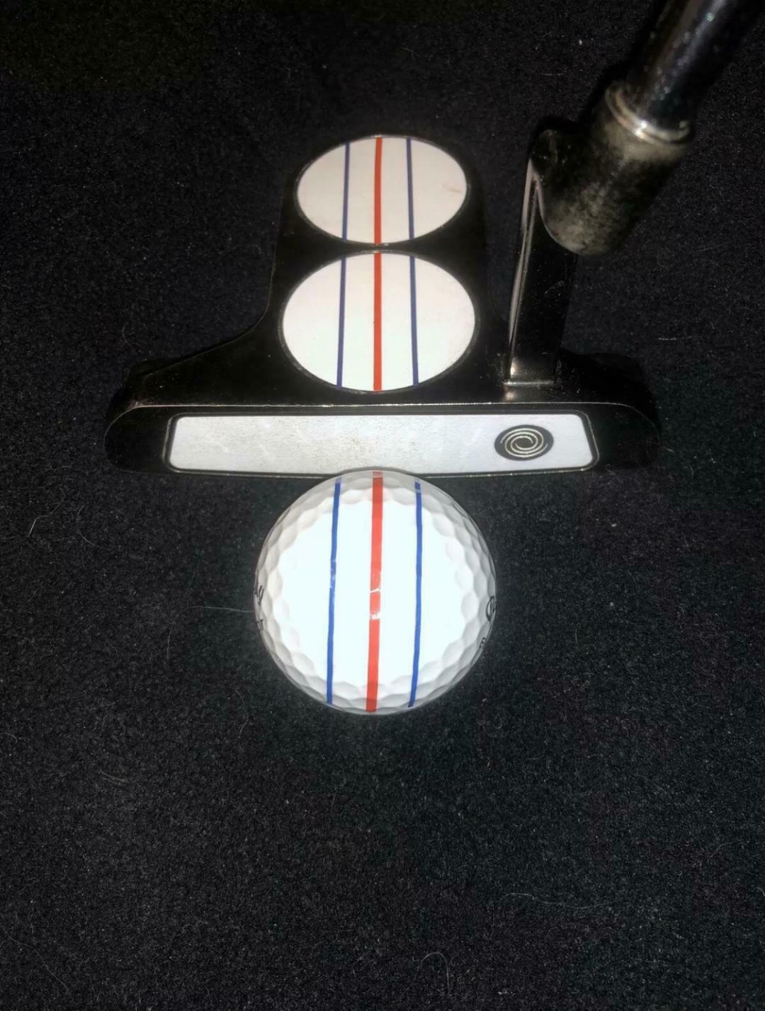 Odyssey Triple Track Styled Vinyl Decal For Any Putter! •you Will Putt Better!!•