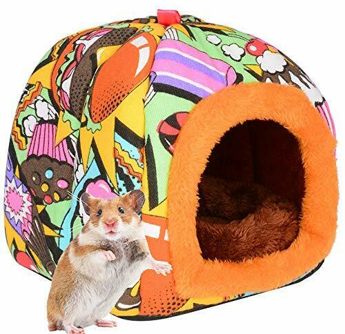 Petloft Small Animal Hideaway Bed Warm Winter Bed Hut Hooded Cave Pet House S...