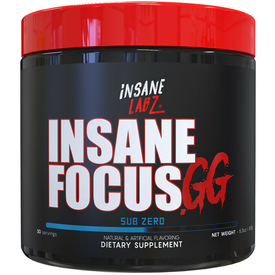 Insane Focus - Insane Labz - All Day Energy-preworkout - 30 Servings - 2 Flavors