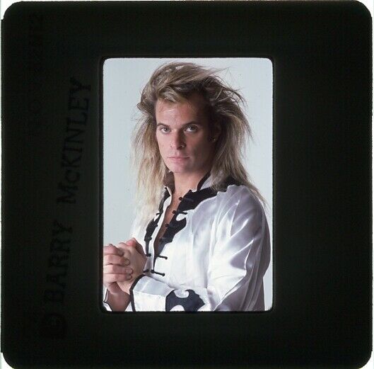 Van Halen Vintage Photo Slide David Lee Roth Karate Rare Candid Nov 1982 #3