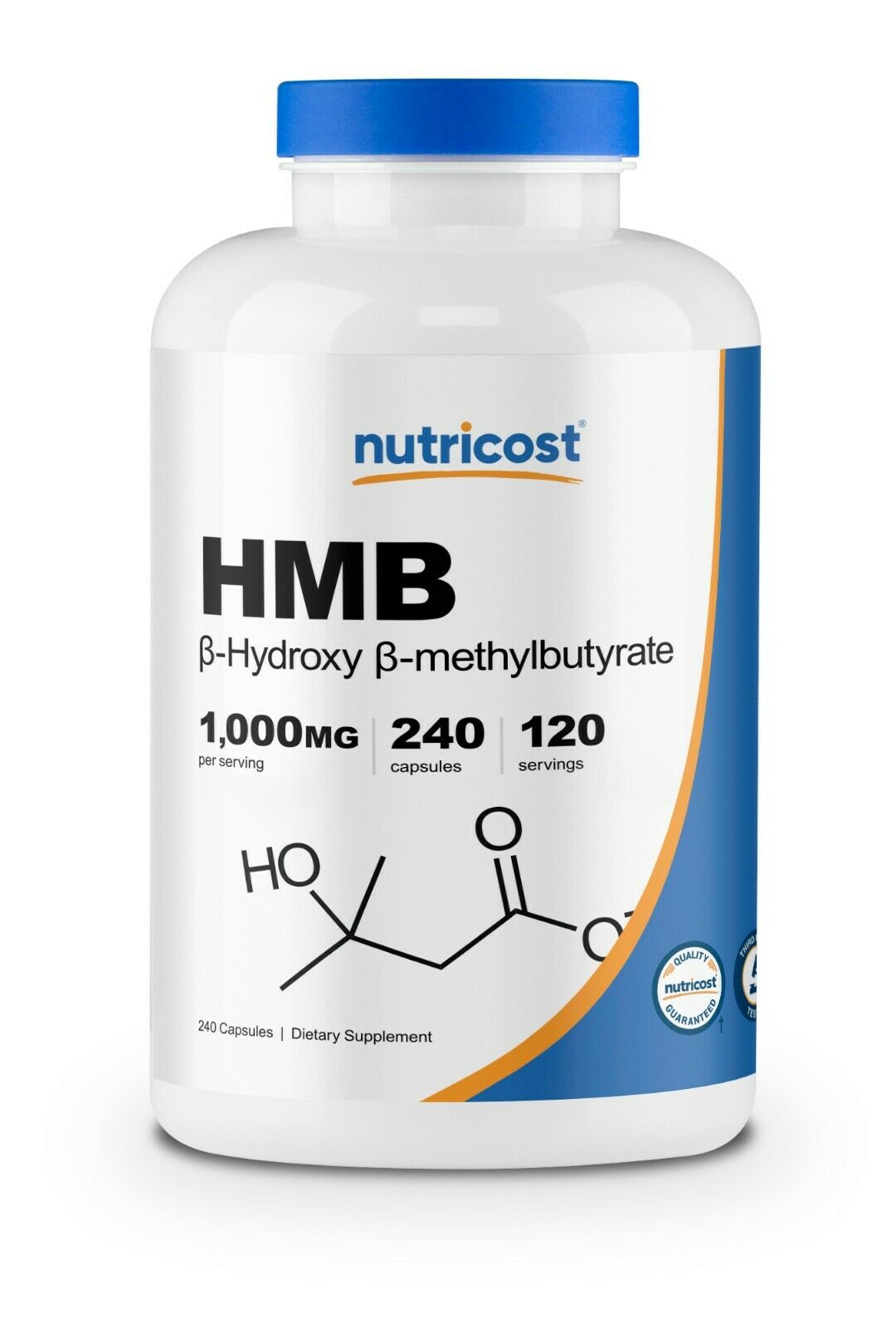 Nutricost Hmb (beta-hydroxy Beta-methylbutyric) 1000mg (240 Capsules)