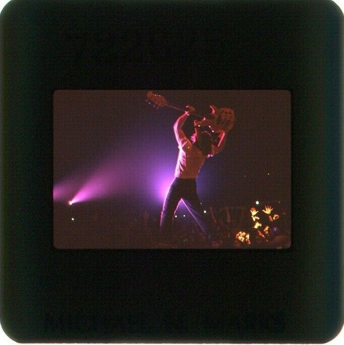 Van Halen Vintage Original Photo Slide Anthony Live Diver Down Tour 1982 #11