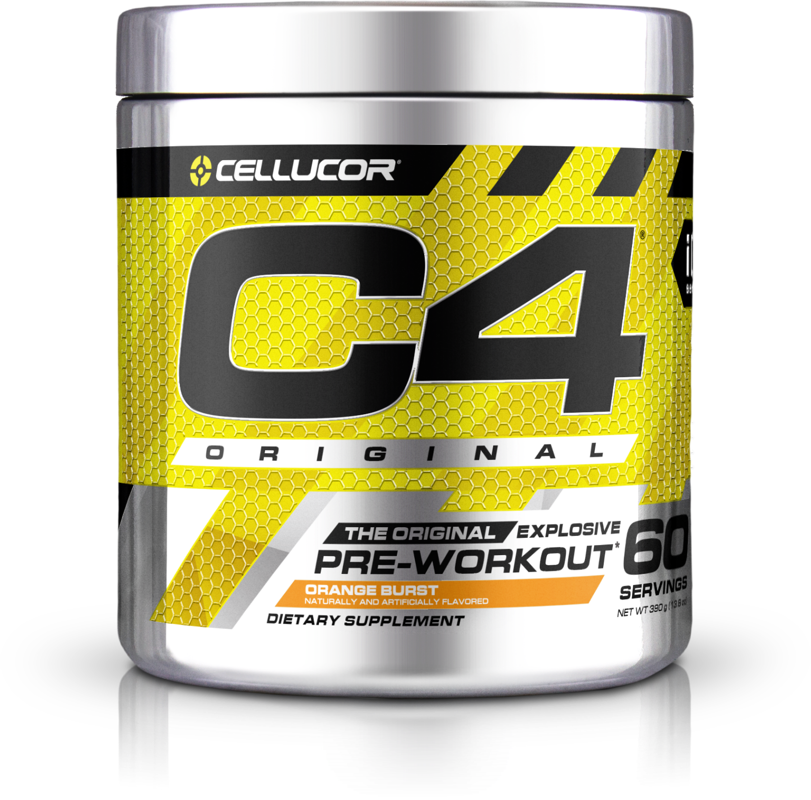 Cellucor C4 (60 Servings) Original Explosive Pre-workout Orange Burst Exp 2022