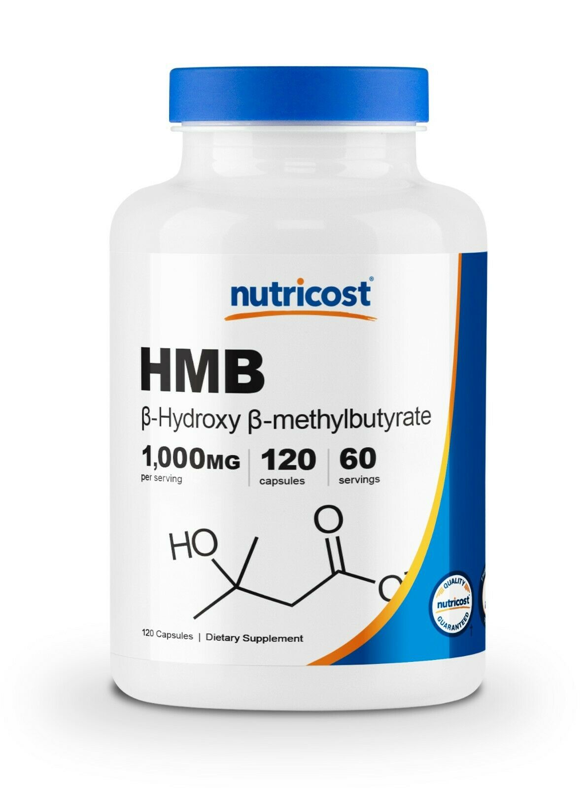 Nutricost Hmb (beta-hydroxy Beta-methylbutyric) 1000mg (120 Capsules)