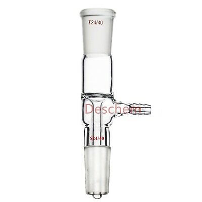 24/40,glass Straight Tube Vacuum Take-off Adapter,gas Inlet Adapter